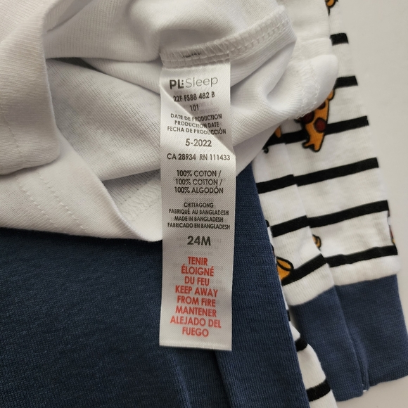 PL Sleep Set of Two PJ Tops & Bottoms Size 24M - Picture 12 of 16